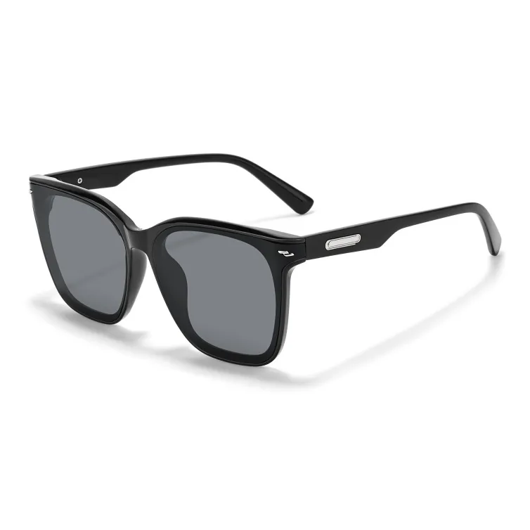 Sagawa TR/Memory Plastic Square Sunglasses Unisex-4