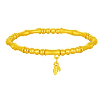 Lao Feng Xiang Gold Bracelet Women's