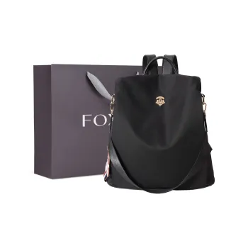 FOXER Fabric Backpack Trumpets Women's Black