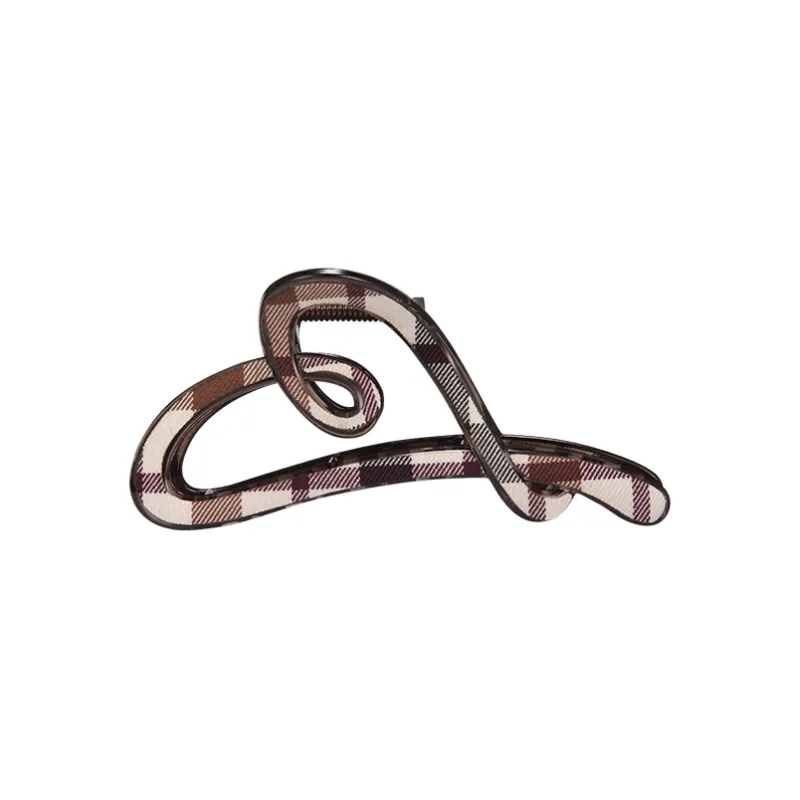 Peach Tea Acrylic Hair Clips Women's-3