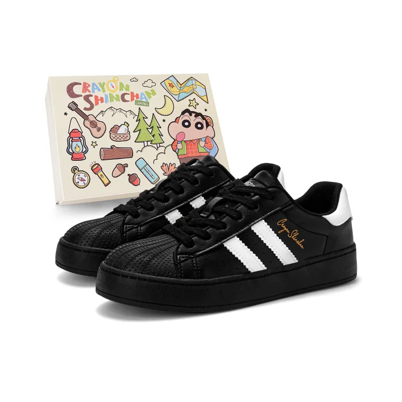 Crayon Shinchan Low Top Skateboard Shoes Unisex-6
