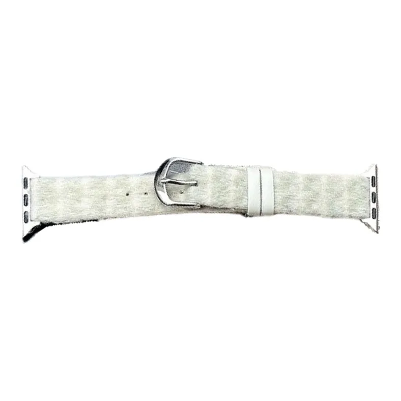 Warbler Dew Compatible With Apple Watch S9/S8/SE/7/6/5/4/3 Fall And Winter Plaid Woolen Strap-8