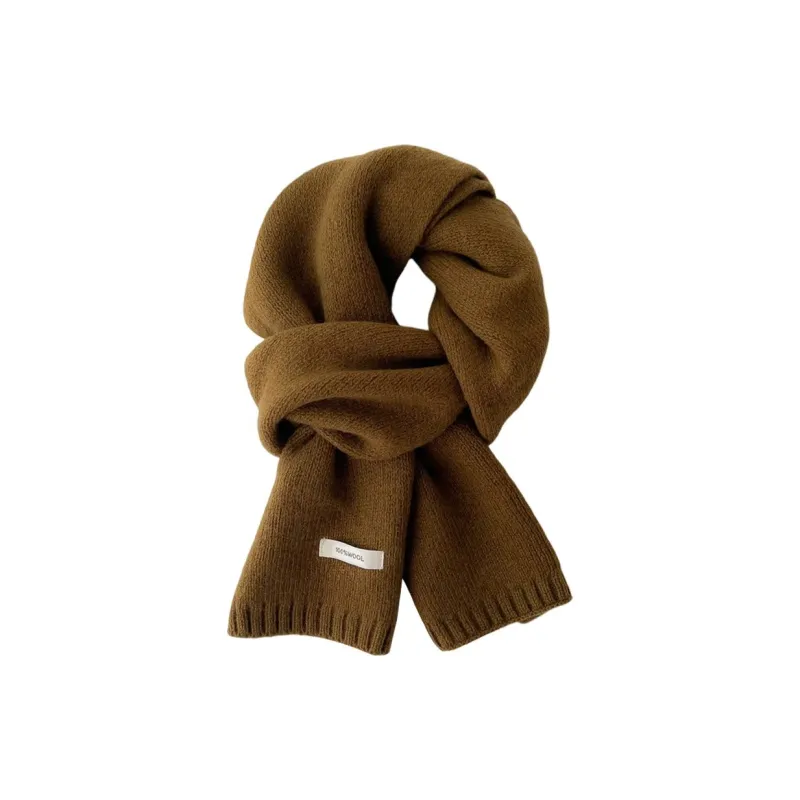 Cranta Komeia Wool Knit Scarves Women's Ecru-10