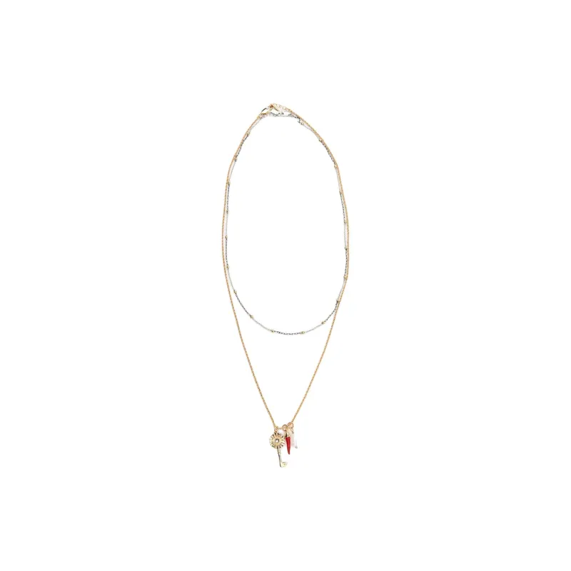 ZARA Brass Necklaces Women's Gold-1