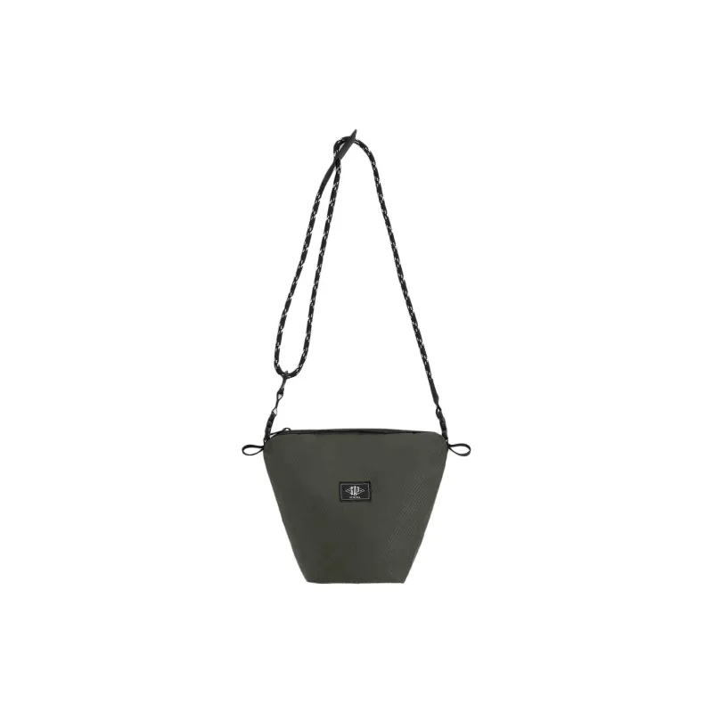 GAP Polyamide Shoulder Bag Crossbody Bag Medium Size Women's Black/Army Green-1