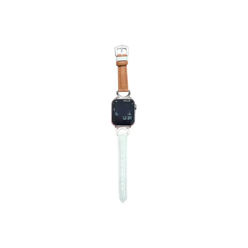 MSSM Apple Compatibility Watch Band 38/40/41/42/44/45/46/49mm Genuine Leather Material-4