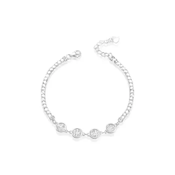 Brahmacharya 999 Fine Silver Bracelets Women's