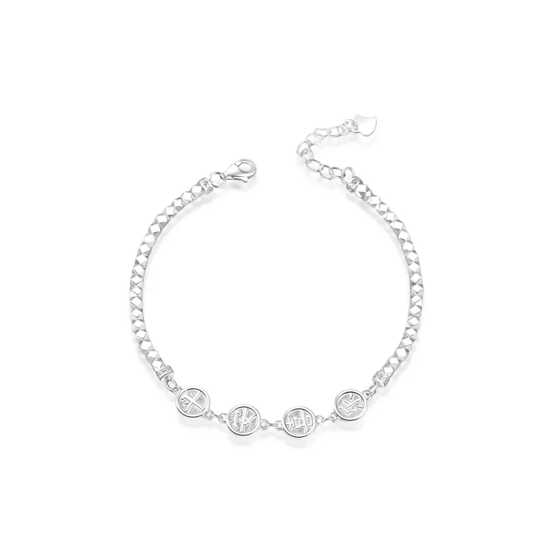 Brahmacharya 999 Fine Silver Bracelets Women's-0