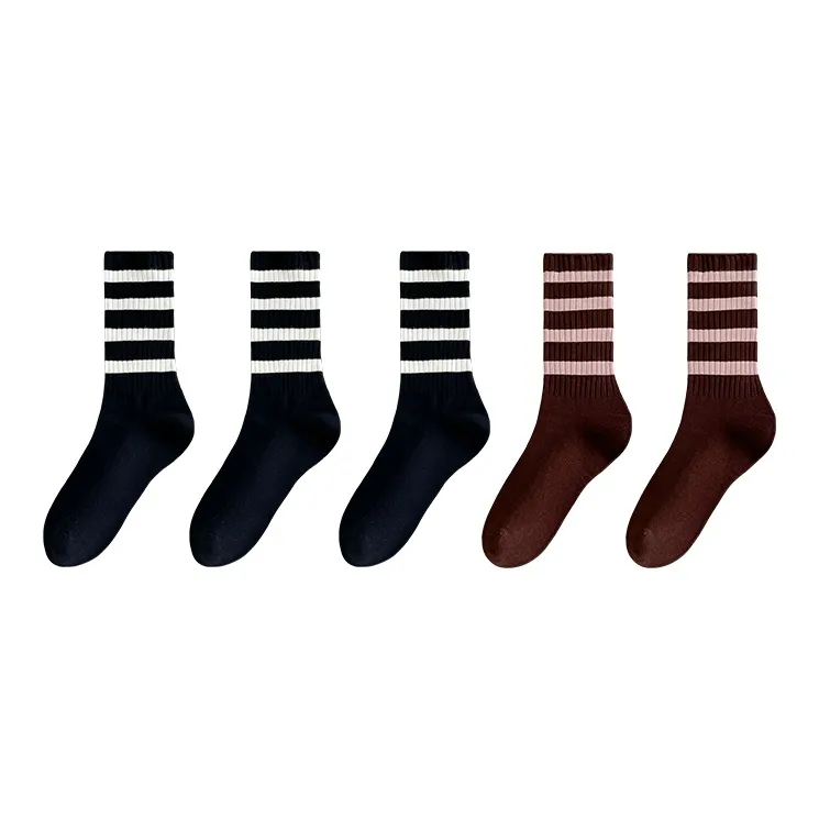 Caramella Mid Calf Socks Women's Combo Set-7