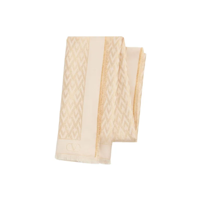 Valentino Garavani Toute La V Silk Stole-1