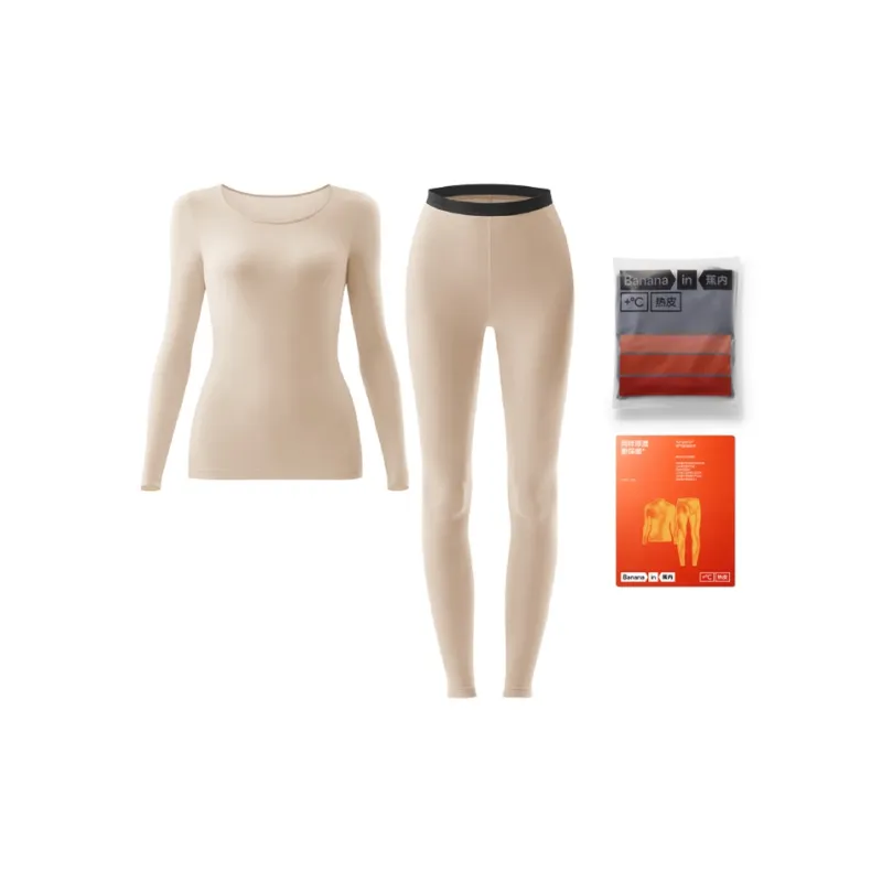 Bananain Red Plan Series Thermal Set Unisex-28