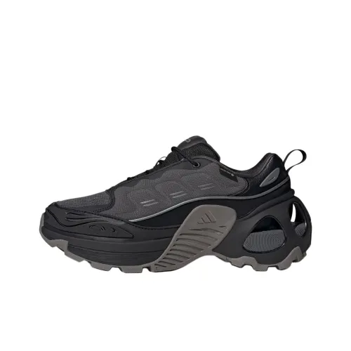 Adidas Wonder Runner Anti Slip Wear Resistant Low Top Running Shoes Unisex Black Gray Color