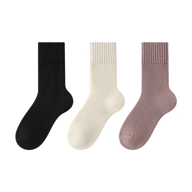 XXLLG Mid Calf Socks Women's 3 Pack-10
