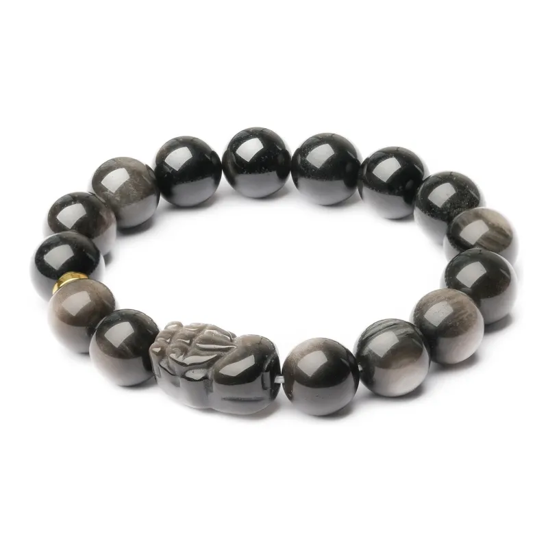 Honki Obsidian Bracelets Unisex-0