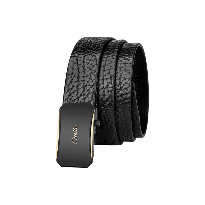 CATELLES Top Grain Cow Leather Leather Belts Men's 3.5cm-5