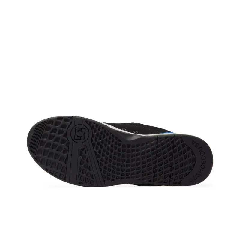 DC Shoes Versatile Le Anti Slip Wear Resistant Low Top Skateboard Shoes Men's Black-5