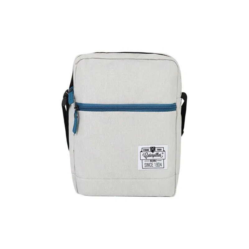 CAT Polyester Crossbody Bag Shoulder Bag Small Size Unisex Ecru-0