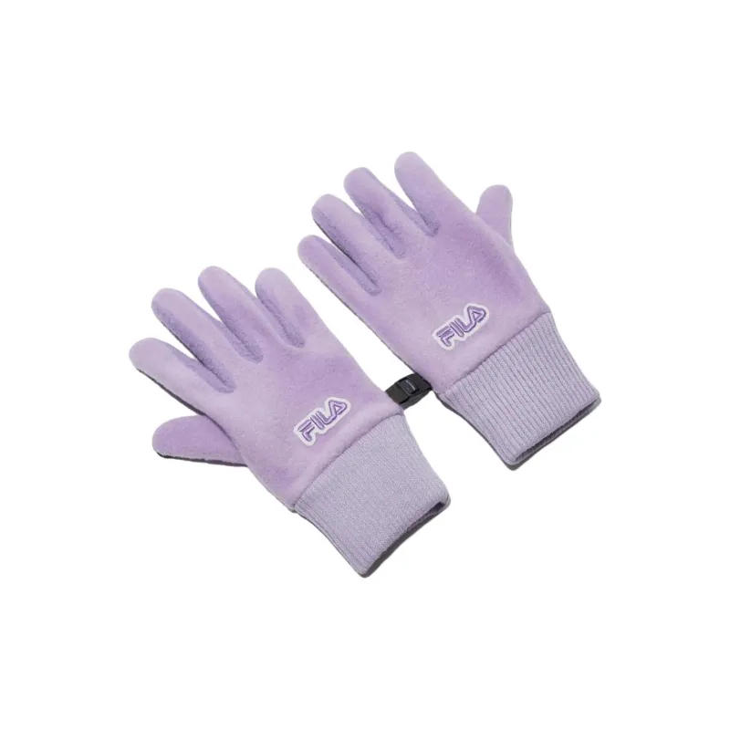 FILA Wool Knit Gloves Kids' Purple-1
