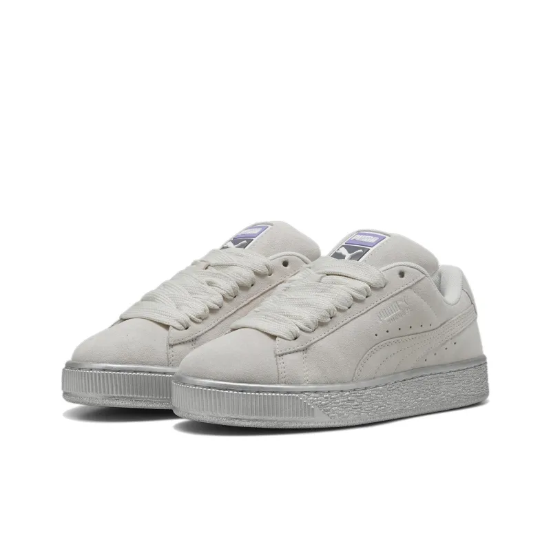 PUMA Anti Slip Wear Resistant Low Top Skateboard Shoes Women's Gray-2
