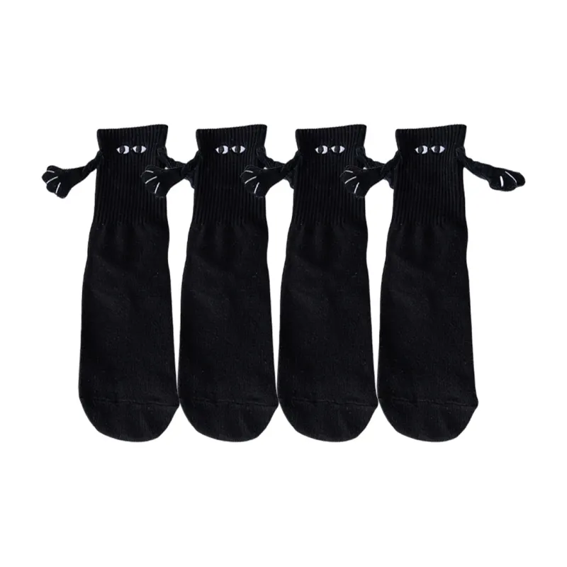 BEAR UNION Knee-High Socks Unisex 4 Pack-2