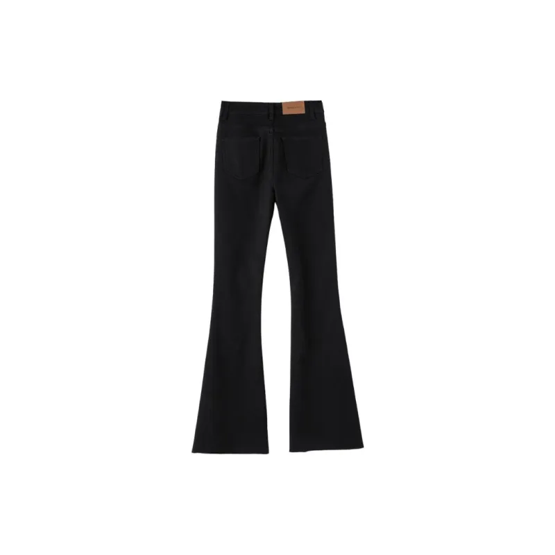 Late White Jeans Women's Black-3