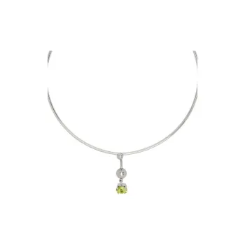 JUSTINE CLENQUET Brass Necklaces Women's Silver
