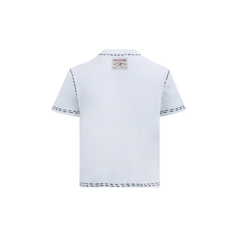 TRUE RELIGION SS24 T Shirt Unisex White-1