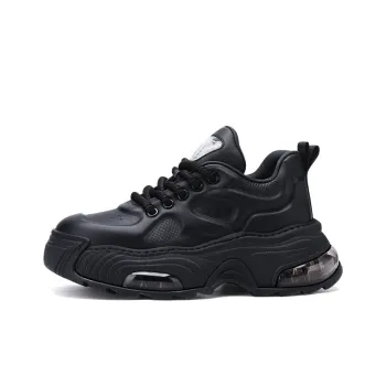 U7 Chunky Sneakers Men Low Top Black