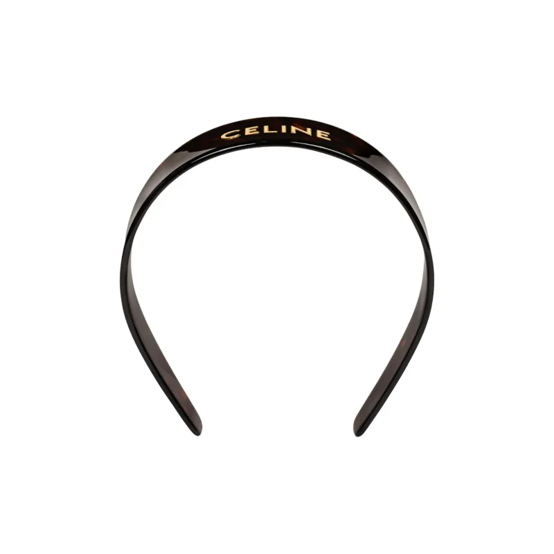 CELINE Headband In Acetate And Steel-0