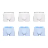 6 Pack (3 Light Gray+3 Blue)