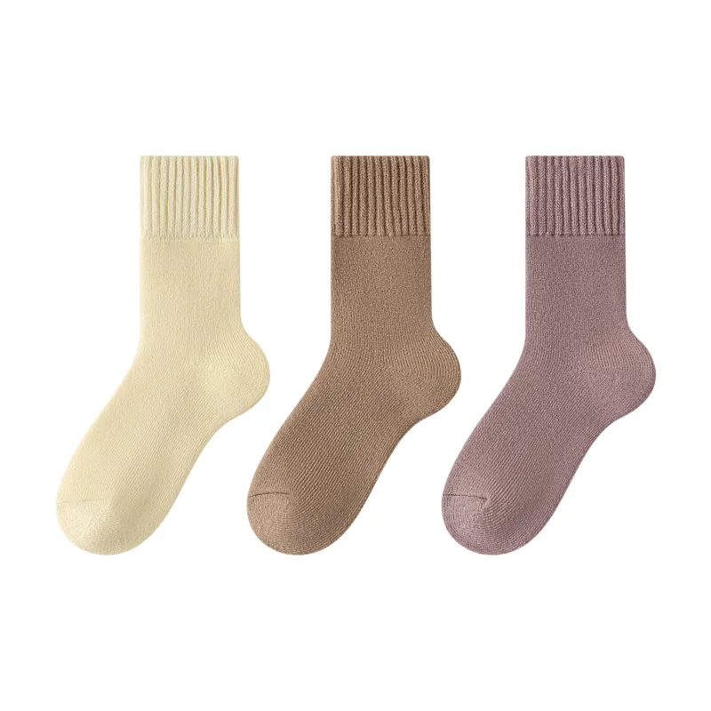 XXLLG Mid Calf Socks Women's 3 Pack-12