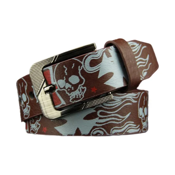 JONNY MOORE Alloy/PU Artificial Leather Belts Unisex 3.7cm-9