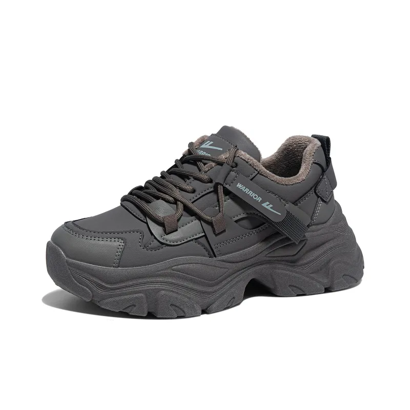 Warrior Cushioning Lightweight Warm Low Top Chunky Sneakers Women's Umber-2