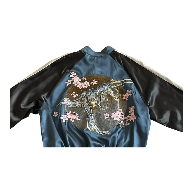 DIOR X Sorayama Embroidered Souvenir Bomber Jacket-5