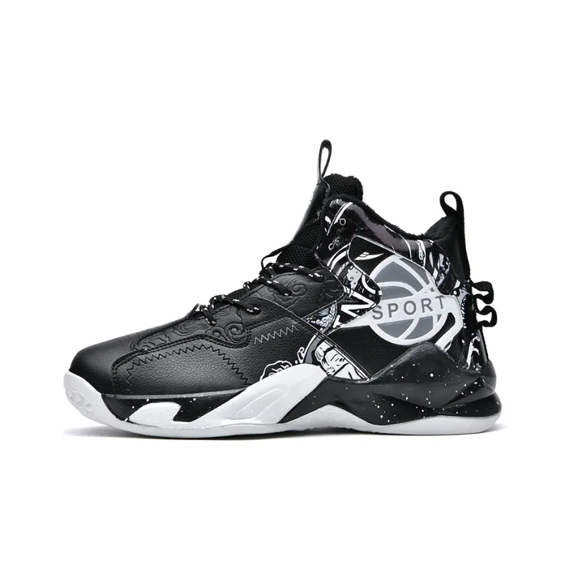 Kuding Shock Absorbers With Slip Resistant And Abrasion Resistant Properties Mid Top Basketball Shoes Unisex-33