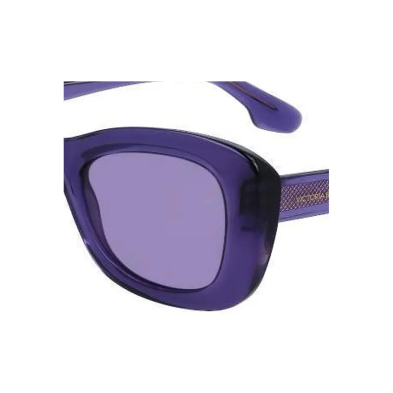 Victoria Beckham Acetate Butterfly Sunglasses Women's Purple-2