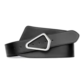 CATELLES Cow Split Leather Leather Belts Women's Narrowest Point  5cm/Widest Point  12cm