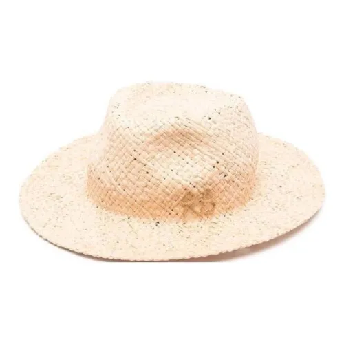 RUSLAN BAGINSKIY Woven Straw Fedora Hat