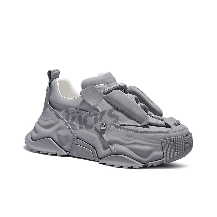 SALAXI Cushioning Height Increase Low Top Chunky Sneakers Unisex-14