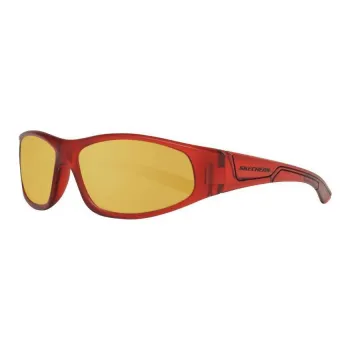 Skechers Plastic Irregular Shape Sunglasses Unisex Red