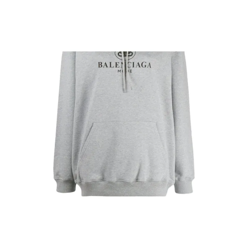 Balenciaga Sweatshirt Loose Fit Women's Gray-5