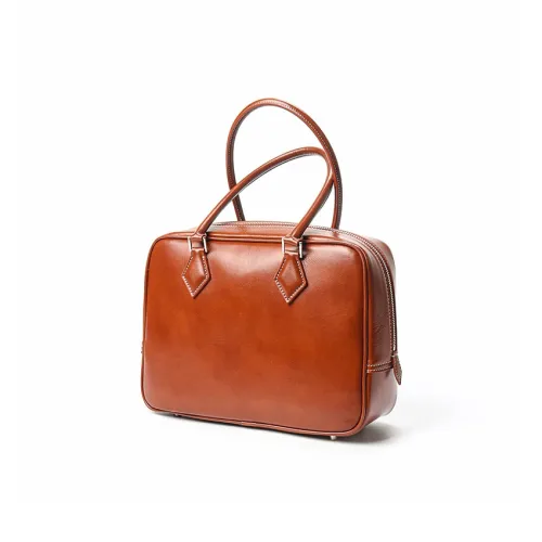 VANDEE Cow Leather Bowling Bag Handbag Women's Multicolor
