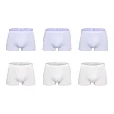 6 Pack (3 Light Pink+3 Light Gray)