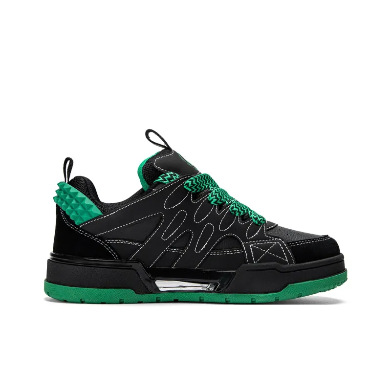 Kappa Anti-Slip And Wear-Resistant Height Increasing Low-Top Skateboard Shoes Unisex-2