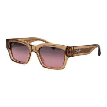 Maui Jim Square Sunglasses Unisex Yellow