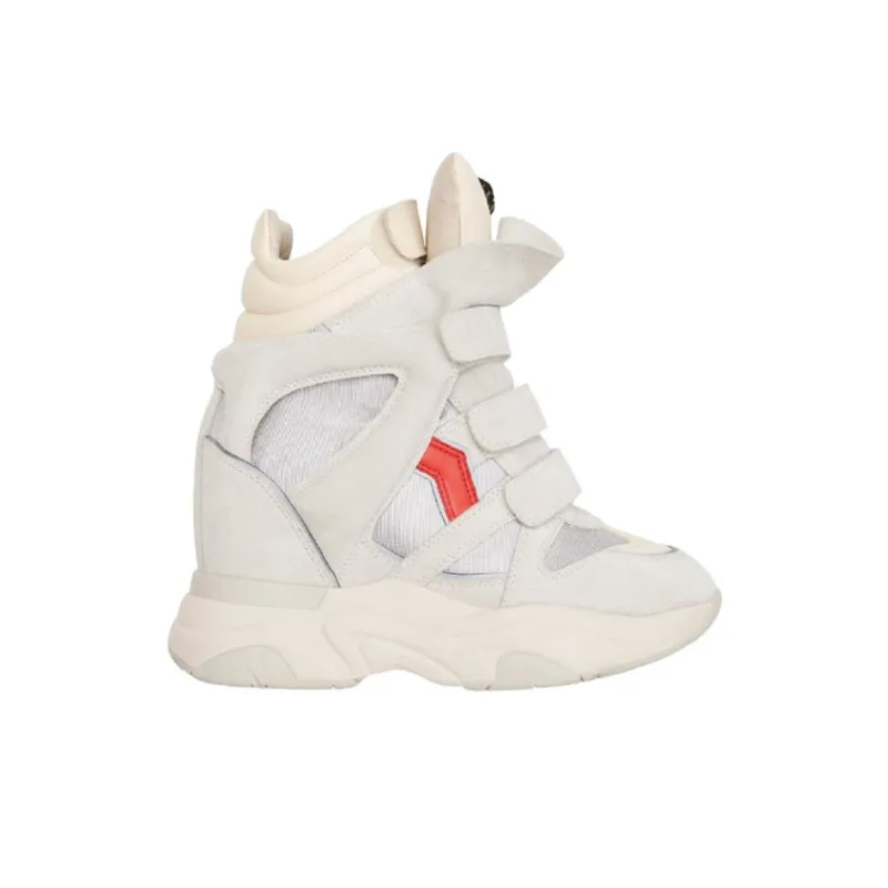 ISABEL MARANT Balskee Casual Shoes Women's High-Top Beige-1