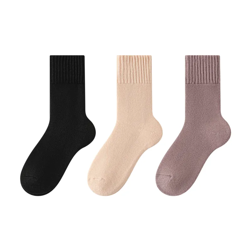XXLLG Mid Calf Socks Women's 3 Pack-9