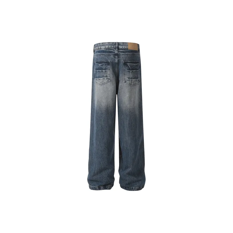 TESTUNG Loose Fit Straight Fit Jeans Unisex-6