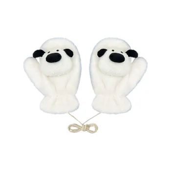 SLEEPYWALK Plush Knit Gloves Women's