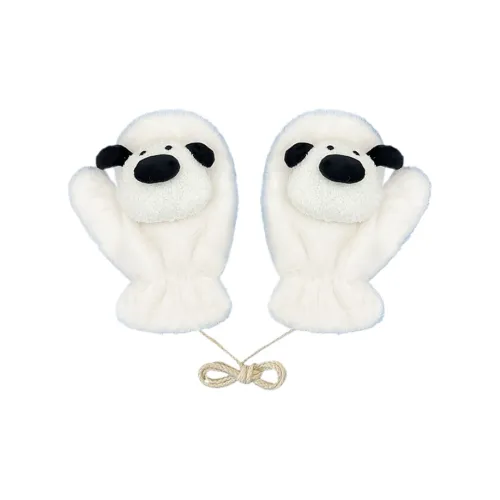 SLEEPYWALK Plush Knit Gloves Women's